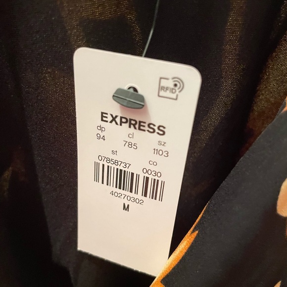 NWT Express Floral Maxi Dress - Picture 9 of 9